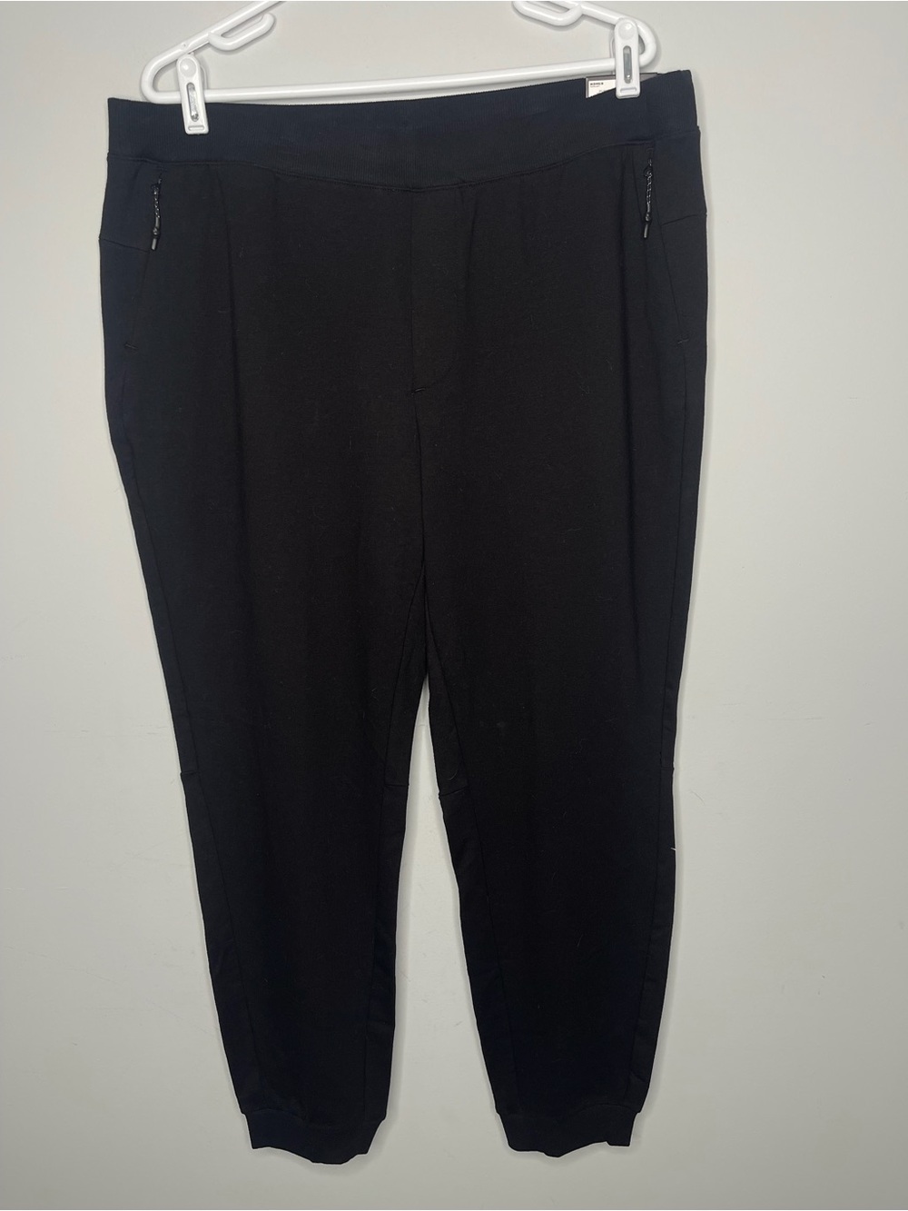 Men’s new FLX X-Large sweatpants Black Jogger Pants with Zip Pockets